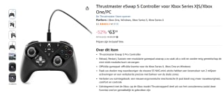 Thrustmaster eSwap S Controller voor €63 bij Amazon.nl