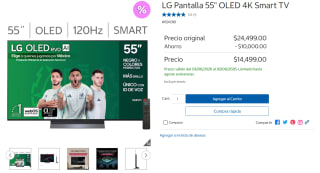 Smart TV LG OLED55C5PSA 55" 4K por $12,999 | Costco (Banamex)