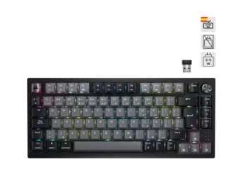 Corsair K65 PLUS WIRELESS 75% Teclado Mecánico Inalámbrico Gaming Hot Swapped MLX Red