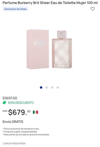 Perfume Burberry Brit Sheer por $679 | Farmacias del Ahorro