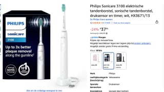 Philips Sonicare Series 3100 HX3671/13 - Elektrische tandenborstel voor €37,95
