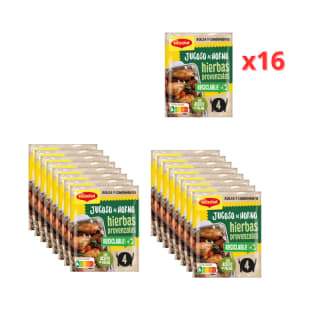 Maggi Jugoso al Horno Pollo a las Hierbas Provenzales 16x34g por 7.99€