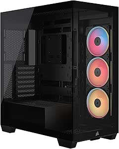 CORSAIR 3500X LX-R RGB iCUE Link Caja PC Semitorre con Panel Cristal por 56.83€