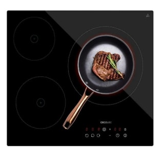 Cecotec Plaxa de Vitrocerámica Bolero Squad V 3001 5700W 3 fuegos por 119€.