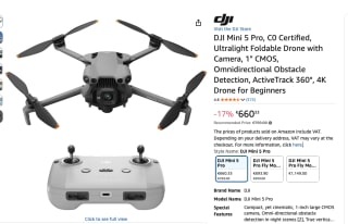 DJI Mini 5 Pro (DJI RC-N3) voor €660,33 bij Amazon