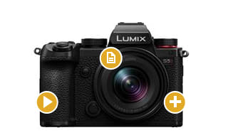 Appareil photo Hybride Plein Format Lumix S5D à 799€