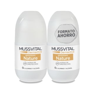 MUSSVITAL Dermactive Nature Desodorante Roll-on 2 x 75 ml por 2.99€