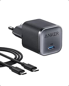 Anker Nano Cargador Carga rápida 45 W Tipo C + cable por 18,99€
