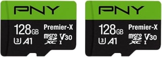 2 Tarjetas MicroSD 128GB PNY Premier-X Class 10 U3 V30 en $368 | Amazon