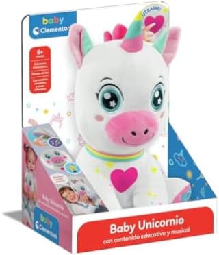Clementoni - Baby Unicornio Interactivo - Peluche Interactivo para Bebés por 12.75€