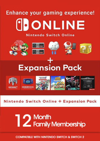 Nintendo Switch Online por 12 Meses Familiar y Expansión $1,138 | LOADED