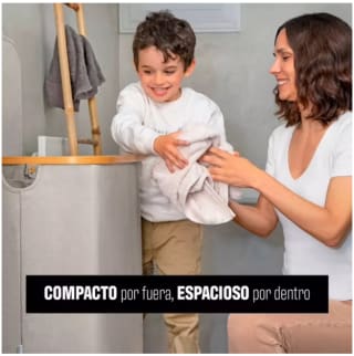 Venhoouse Cesta Ropa Sucia Plegable Borde Bambú 100L Gris $19.990 en Mundo Lider, Cl