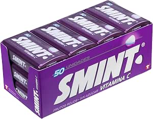 Pack 12x35 gr de Smint Tin Frutos Rojos, Caramelo Comprimido Sin Azúcar por 12.73€