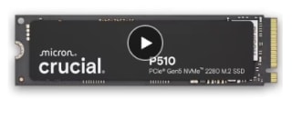 SSD Interne 1 à Crucial P510 à 104,39€