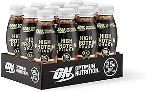 Optimum Nutrition Chocolate High Protein Shakes 12 Pack for £12.99