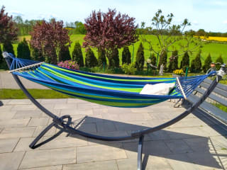 Hangmat met Standaard en Spreidstok voor €59