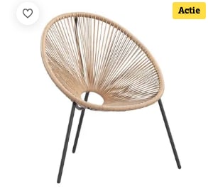 25% korting op tuin/lounge stoelen bij Leenbakker