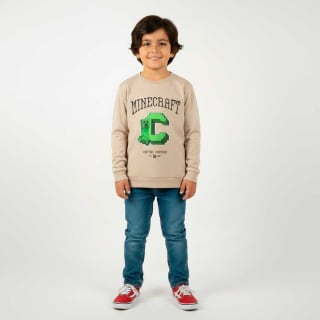 Polerón Minecraft Niño Licencias por $4.990