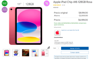 iPad A16 128GB por $6,199 | Oferta Costco