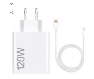 Xiaomi 120W hypercharge cargador de pared tipo-A usb blanco por 24.95€