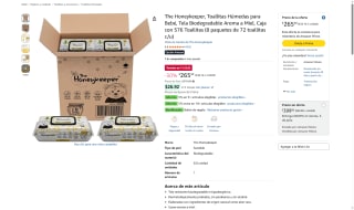 Toallitas The Honeykeeper 576 pzs por $265 | Amazon
