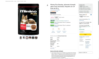 Minino Plus Pavo para Gatos por $182 | Oferta Amazon