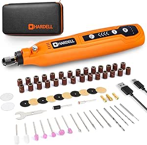 HARDELL Mini Amoladora Bateria Inalámbrica con 69 Accesorios por 21.65€