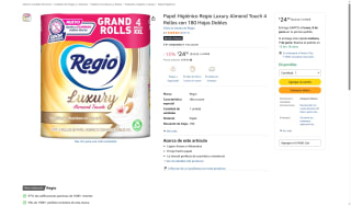 Papel Higiénico Regio 4 Rollos por $25 | Oferta Amazon