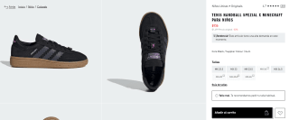 Tenis Adidas Handball Spezial X Minecraft para Niños por $735