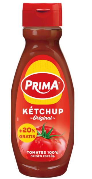 Prima Ketchup Original 445 g + 20% por 1.75€