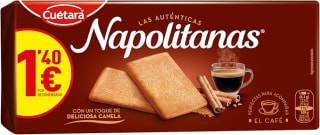 Cuétara Napolitanas Galletas Canela 213g por 0,79€