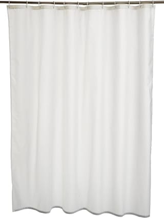 Cortina de ducha 72x72" blanco por $164 | Oferta Amazon