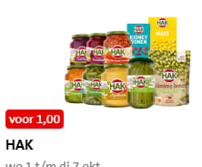 Alle Hak voor €1 bij de Jumbo