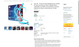 Tira LED Cync GE 9.7m por $382 | Ahorro Amazon