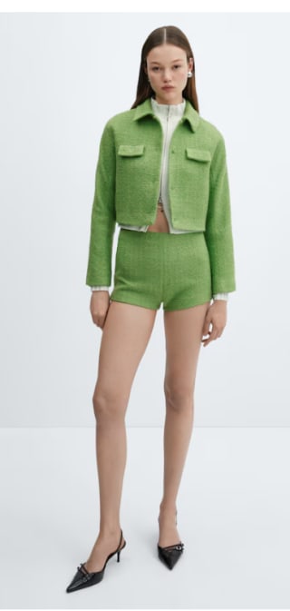 Shorts tweed para Mujer por 2.99€