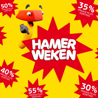 20% korting op een artikel naar keuze bij Praxis