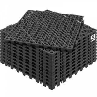 VEVOR Loseta PVC Losetas Autoventiladas 12 PCS de Clip Calada por 23.65€