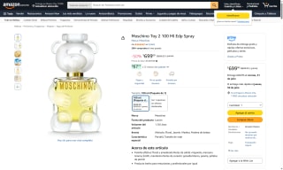 Moschino Toy 2 Eau de Parfum 100 ml por $699 | Oferta Amazon