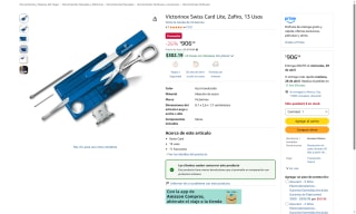 Victorinox Swiss Card Lite por $907 | Oferta Amazon