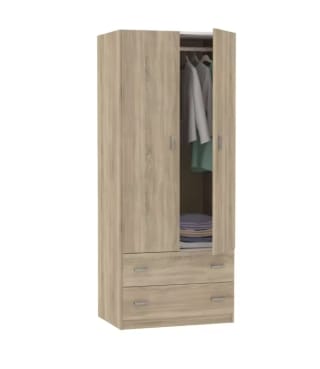 Armario Juvenil Turín Roble Cambrian 74x180 cm por 88,16€