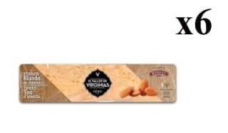 6 x Virginias Turrón blando de almendras El Taller 200 g por 15€