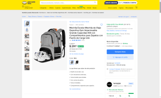 Mochila para regreso a clases por $292 | Oferta Mercado Libre