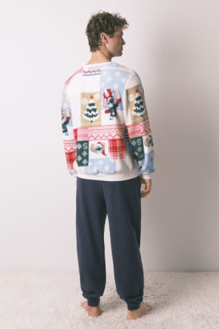 Pijama masculino Stitch tejido polar por 13.99€