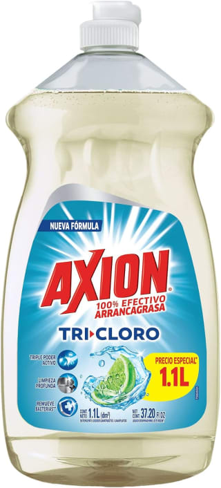 Lavatrastes Axion Tricloro 1.1L por $36 | Amazon