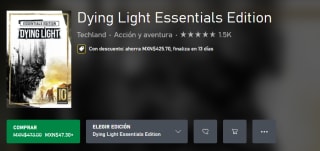 Dying Light Essentials Edition por $47 | Oferta Xbox Store