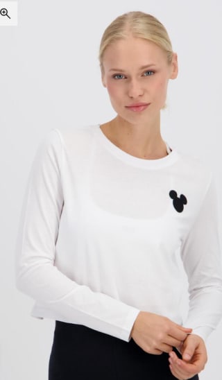 Camiseta Crop Mickey & Minnie por 3.99€