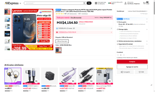 Motorola Edge 60 12GB 256GB por $3,676 | AliExpress