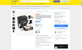 Caja Fuerte Wall Mount MK por $94 | Oferta Mercado Libre