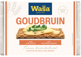 Wasa Knäckebröd Goudbruin 18 stuks voor €0,69 bij Dirk