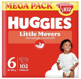 Huggies Little Movers Ultra Comfort Pañales para Bebé, Tallas 3,4,5 y 6 desde 28.58€